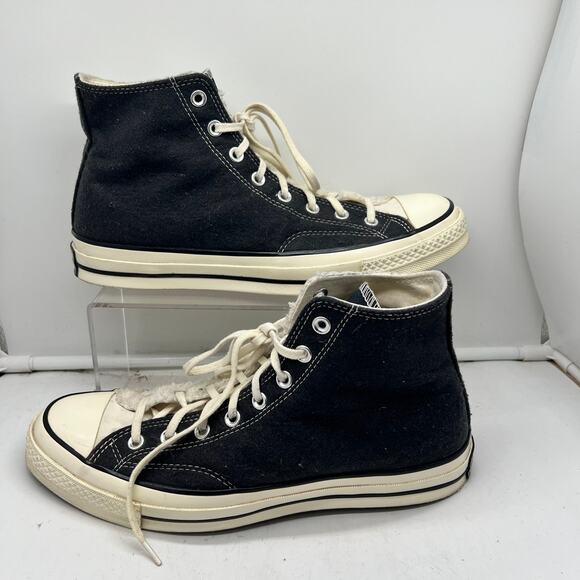 Converse Shoes Men 10.5 Chuck Taylor All Star \'70 HI Yin Yang Sherpa Shoes